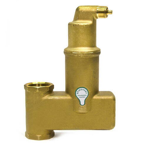 VJV125 1-1/4" NPT Threaded Vertical Spirovent Jr Air Eliminator by Spirotherm 