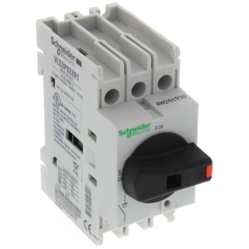 Main product image of TeSys VLS Body Switch Disconnect, 3P 32A , On DIN Rail
