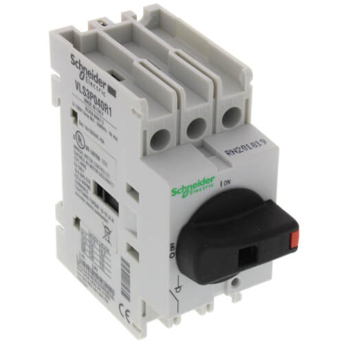 Main product image of TeSys VLS Body Switch Disconnect, 3P 40A , On DIN Rail