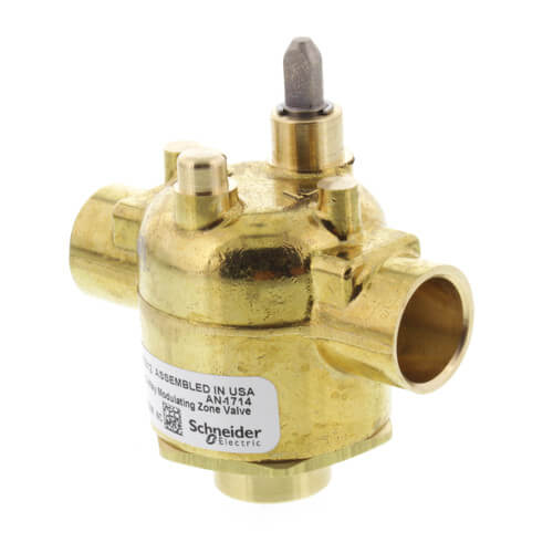 Main product image of 1/2" Sweat 3-Way Modulating Valve Body (2.0 Cv)