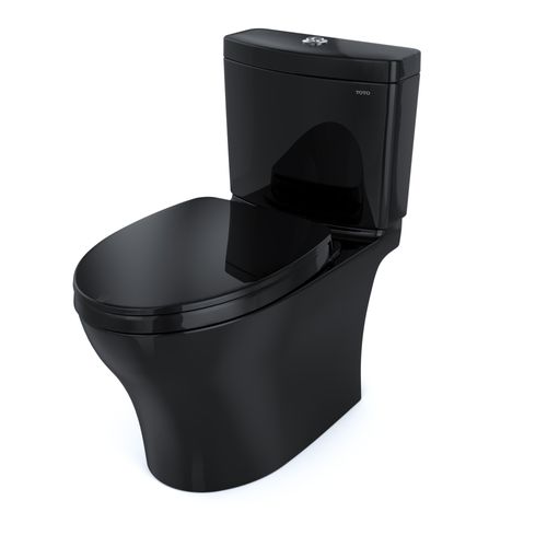 Main product image of MS446124CEMN#51 Aquia IV Washlet+ 2-Piece Elongated Dual Flush 1.28 & 0.9 GPF Toilet (Ebony)