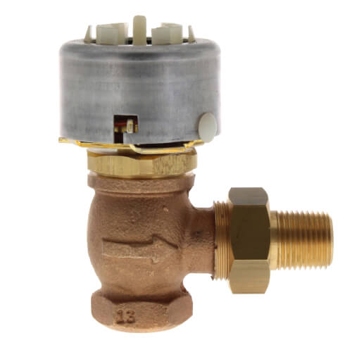 Main product image of 1/2" Angle NPT Male Union Two-Way Unitary Valve (2 Cv)