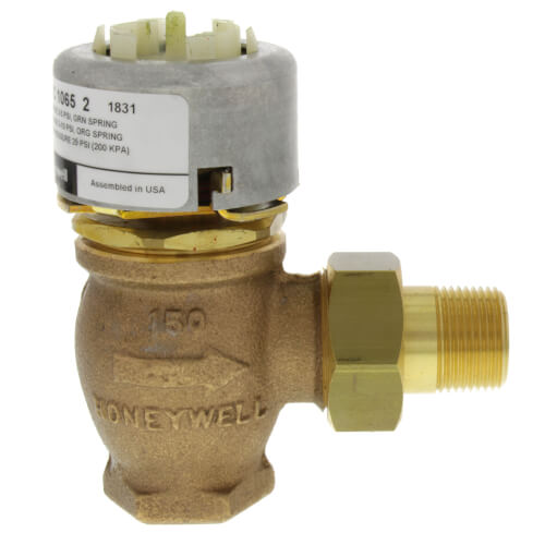Main product image of 3/4" Angle NPT Male Union Two-Way Unitary Valve (5 Cv)