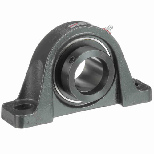 Palier à Semelle Excentrique (Pillow Block) Browning VPLE-219 - Alésage 1-3/16" (30mm) - Roulement à Billes, 2 Trous De Fixation - NOS (New Old Stock)