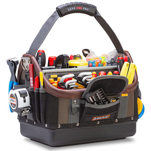 Main product image of TECH OT-LC Large Capacity Open Top Tool Bag (16" x 12" x 12")