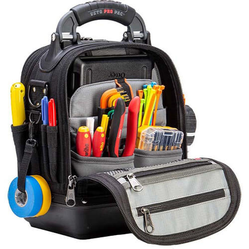 Main product image of TECH MCT Blackout Compact/Tall Repair/Installation Tool Bag, Black (12" x 8-1/2" x 14")