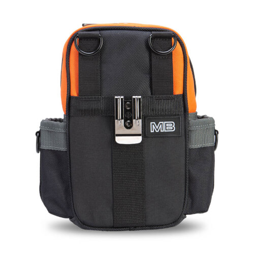 Main product image of MB Clip on Small Meter Tool Bag, Hi-Viz Orange (8" x 3-1/2" x 10")