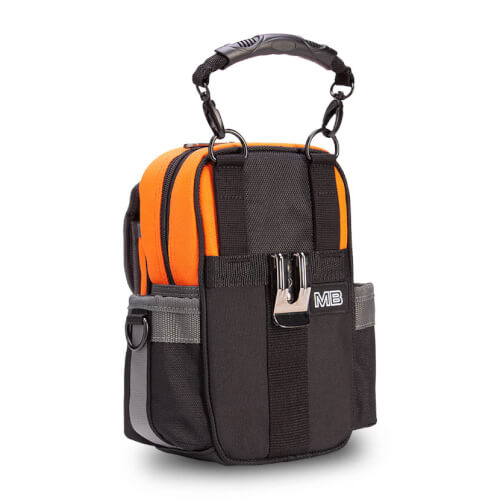 Main product image of MB Clip on Small Meter Tool Bag, Hi-Viz Orange (8" x 3-1/2" x 10")