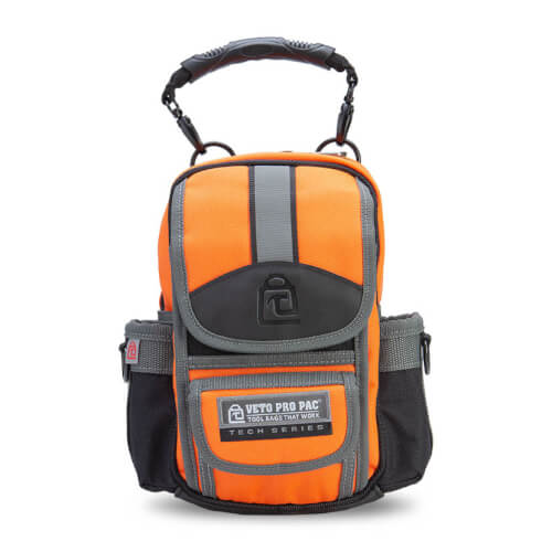 Main product image of MB Clip on Small Meter Tool Bag, Hi-Viz Orange (8" x 3-1/2" x 10")