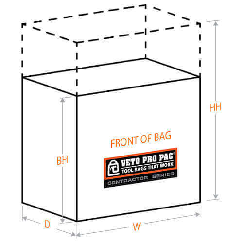 Main product image of TECH MCT Compact/Tall Repair/Installation Tool Bag , Hi-Viz Yellow (12" x 8-1/2" x 14")