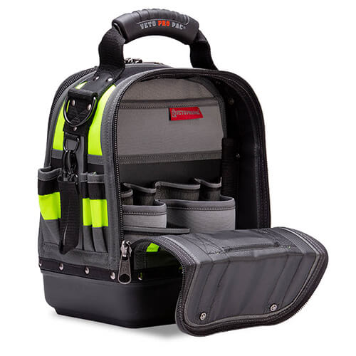 Main product image of TECH MCT Compact/Tall Repair/Installation Tool Bag , Hi-Viz Yellow (12" x 8-1/2" x 14")
