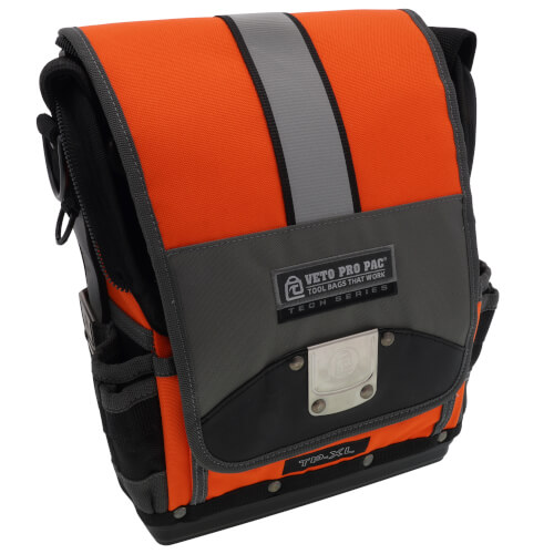 Main product image of TP-XL Closable Mid-sized Tool Pouch, Hi-Viz Orange (11" x 7" x 13-1/2")