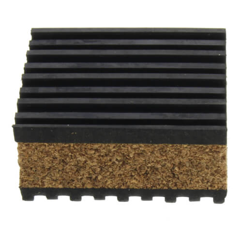 VPRC200 Bluefin VPRC200 Rubber/Cork AntiVibration Pad, 2" x 2" x