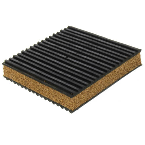 VPRC400 Bluefin VPRC400 Rubber/Cork AntiVibration Pad, 4" x 4" x