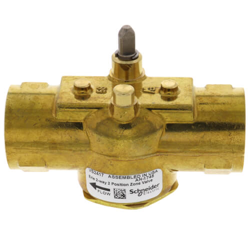 Main product image of 1" Sweat Steam 2-Way Zone Valve Body (7.5 Cv)