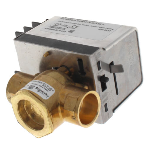 Main product image of 3/4" Sweat 2-Way PopTop Zone Valve w/ Terminal Block & End Switch (24V)