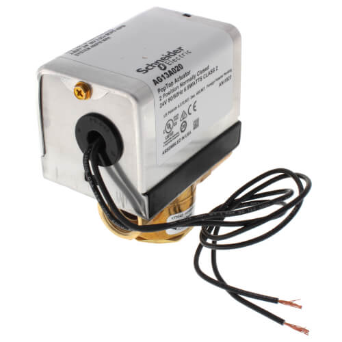Main product image of 3/4" Inverted Flare 2-Way PopTop Zone Valve w/ 18" Leads, 2.5 Cv (24V)