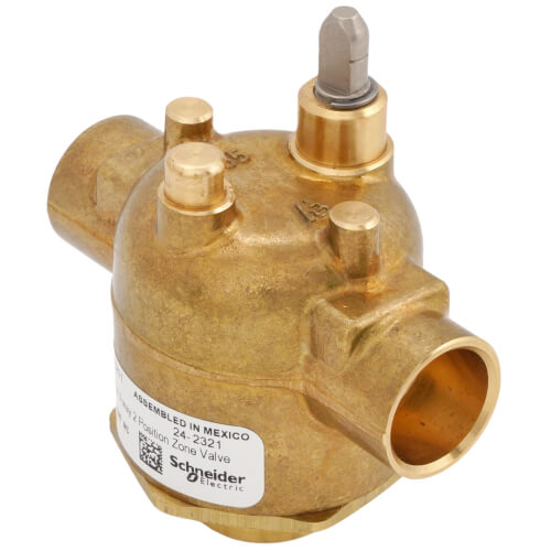 VT3211 Erie VT3211 1/2" Sweat 3Way Zone Valve Body (1.0 Cv)