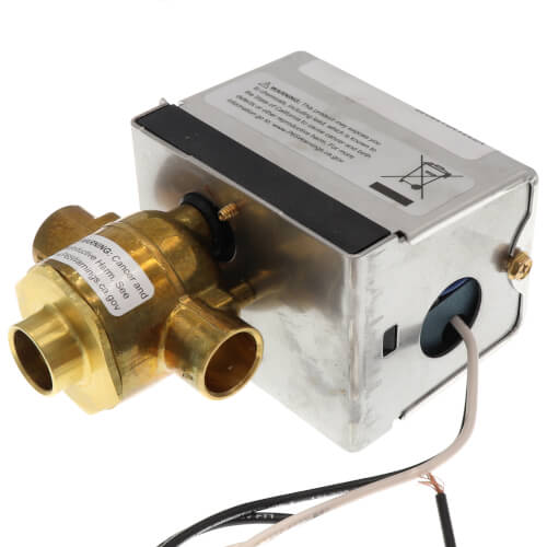 Main product image of 1/2" Sweat 3-Way Normally Closed PopTop Zone Valve (2.5 Cv, 120V)