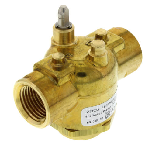 VT3223 Erie VT3223 1/2" NPT 3Way Zone Valve Body (4.0 Cv)