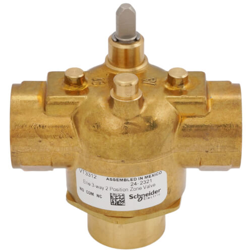 Main product image of 3/4" Sweat 3-Way Zone Valve Body (3.0 Cv)