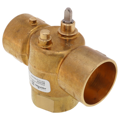 Main product image of 1-1/4" Sweat 3-Way Zone Valve Body (8.0 Cv)
