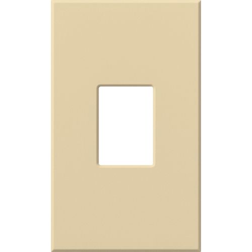 Main product image of Architectural 1 Gang Wall Plate for Nova T Dimmers and Switches, Matte Finish, VWP-1-IV, Ivory