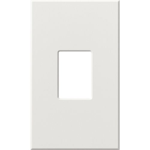 Main product image of Architectural 1 Gang Wall Plate for Nova T Dimmers and Switches, Matte Finish, VWP-1-WH, White
