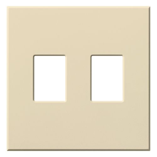 Main product image of Architectural 2 Gang Wall Plate for Nova T Dimmers and Switches, Matte Finish, VWP-2-BE, Beige
