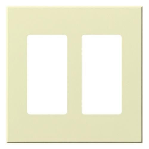 Main product image of Architectural 2 Gang Wall Plate for 2 Accessories, Matte Finish, VWP-2R-AL, Almond