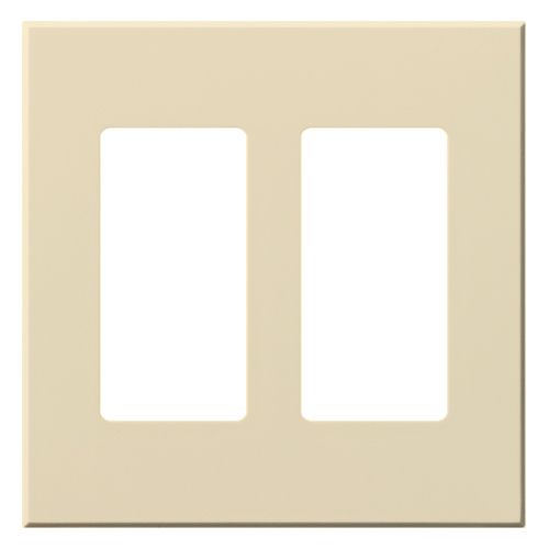 Main product image of Architectural 2 Gang Wall Plate for 2 Accessories, Matte Finish, VWP-2R-BE, Beige