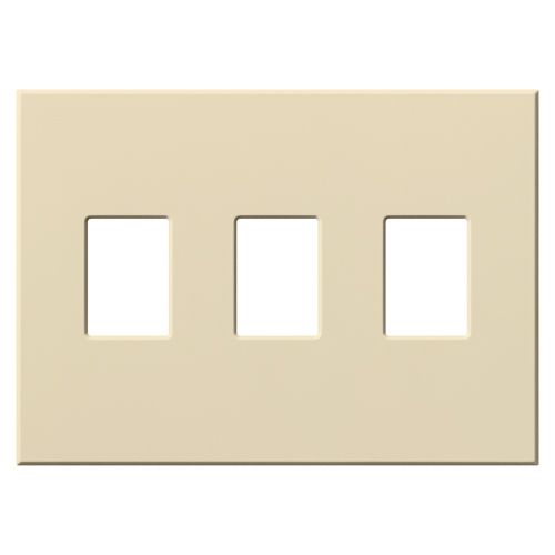 Main product image of Architectural 3 Gang Wall Plate for Nova T Dimmers and Switches, Matte Finish, VWP-3-BE, Beige