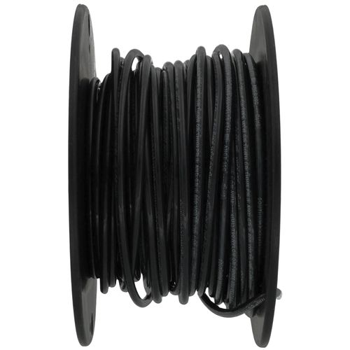 Main product image of Spool of Stranded Copper Wire, 10 GA (Black, 100 ft)