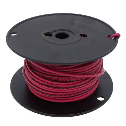 Main product image of Spool of Stranded Copper Wire, 10 GA (Red, 100 ft)
