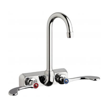 Main product image of W4W Series 1.5 GPM 3-1/2" Wall-Mounted Workboard Faucet w/ 4" Centers, W4W-GN1AE35-317AB