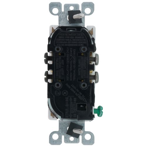 Main product image of Decora Weather/Tamper Resistant Duplex Receptacle Outlet - White (15A, 125V)