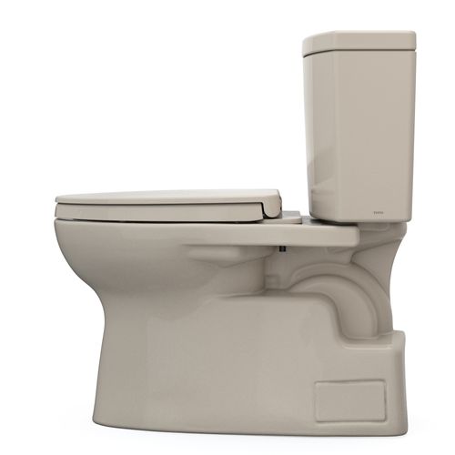 Main product image of MS474124CUFG#03 Vespin II 1.0 GPF 2-Piece Elongated 1.0 GPF Universal Height Toilet w/ CEFIONTECT & SS124 Softclose Seat, Washlet+ Ready (Bone)