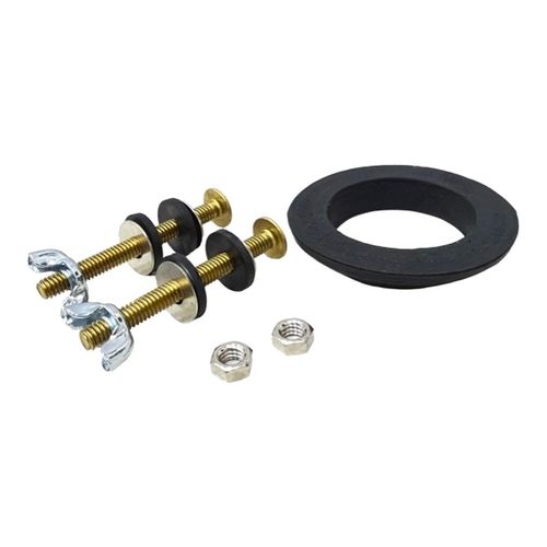 Main product image of Universal Tank to Bowl Gasket Kit w/ Brass Bolts & Steel Washers