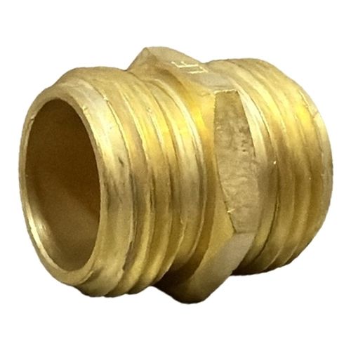 Main product image of 3/4" Male Hose x 3/4" Male Hose Brass Garden Hose Adapter (Lead Free)
