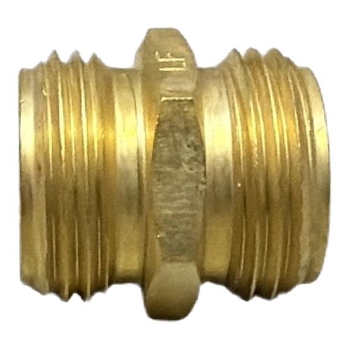 Main product image of 3/4" Male Hose x 3/4" Male Hose Brass Garden Hose Adapter (Lead Free)