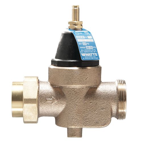 Main product image of 3/4" NPT Union x FNPT LFN45BM1-U-070 Water Pressure Reducing Valve, 25-75 psi, 70 psi Setpoint (Lead Free)