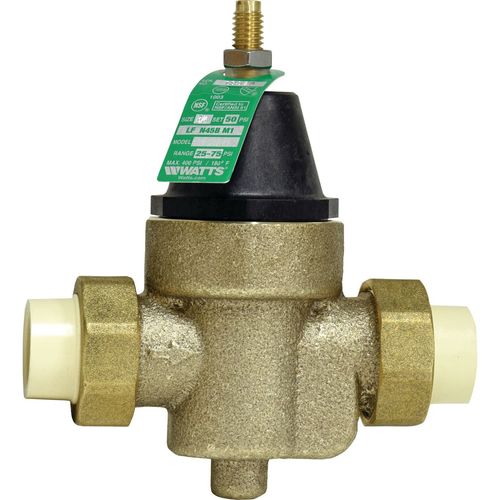 Main product image of 3/4" Double Union CPVC LFN45BM1-DU-CPVC Water Pressure Reducing Valve, 25-75 psi (Lead Free)