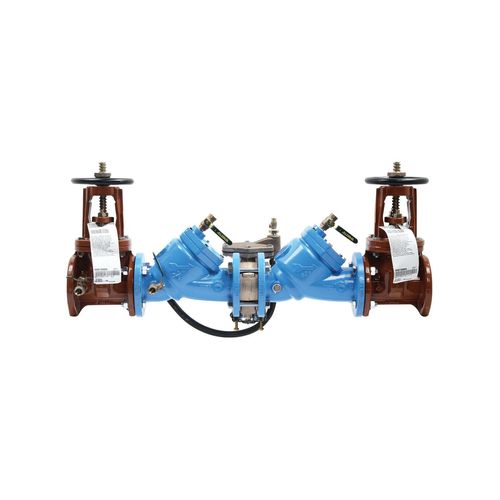 Main product image of 3" LF909-OSY-FS Cast Iron Reduced Pressure Zone Backflow Preventer Assembly, OSY Shutoff, w/ Backflow Flood Sensor