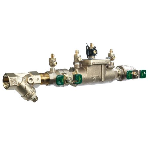 Main product image of 1/2" LF007M3-QT-S-FZ Double Check Valve Backflow Preventer, 1/4 Turn Shutoff, Single Top Entry, Freeze Sensor (Lead Free)
