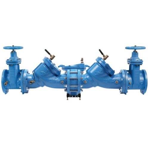 Main product image of 4" LF909-NRS-FS Cast Iron Reduced Pressure Zone Backflow Preventer Assembly, NRS Shutoff, w/ Backflow Flood Sensor