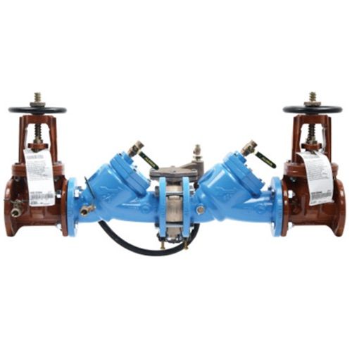 Main product image of 2-1/2" LF909-OSY-FS Cast Iron Reduced Pressure Zone Backflow Preventer Assembly, OSY Shutoff, w/ Backflow Flood Sensor