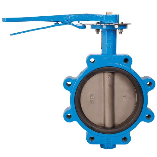 Main product image of 8" 88IHH61 Lug Ductile Iron Butterfly Valve, EPDM, Lever Handle (200 PSI)