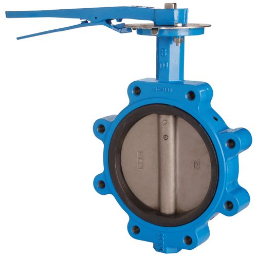 Main product image of 8" 88IHH61 Lug Ductile Iron Butterfly Valve, EPDM, Lever Handle (200 PSI)