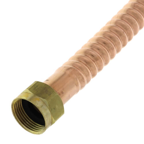 Main product image of 7/8" OD Corrugated Hose Water Heater Connector w/ 3/4" FIP x 3/4" FIP End Fittings (15" Length)