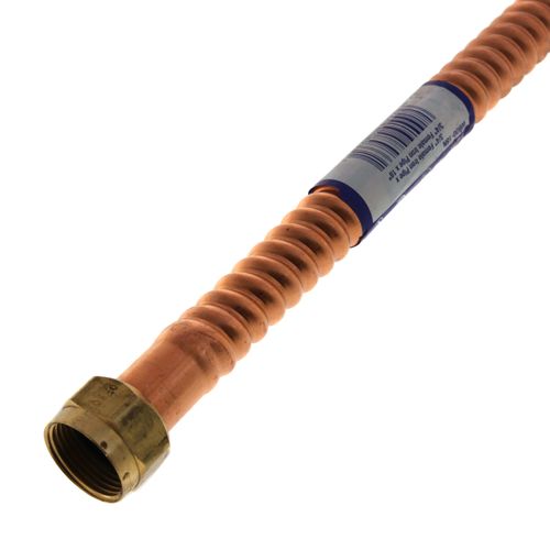Main product image of 7/8" OD Corrugated Hose Water Heater Connector w/ 3/4" FIP x 3/4" FIP End Fittings (24" Length)